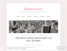 Tablet Screenshot of jinnaloves.com